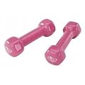 Hudora 76605 Vinyl Hantel 2 x 1,0 Kg, farblich sortiert