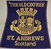 Sports : St. Andrews Old Course grosses Golftuch, blau