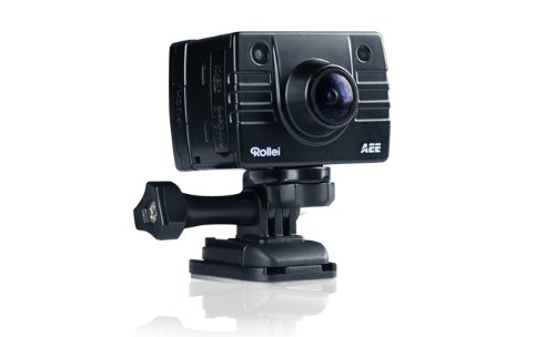 Rollei Bullet HD 5S 1080p Outdoor Edition (14 Megapixel CMOS-Sensor, 10 fach digit. Zoom, 3,6 cm (1,4 Zoll) Display, USB 2.0) schwarz
