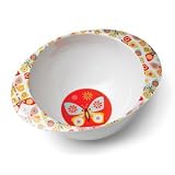 Kid's Deep Dish Bowl. Flutterby Collection. Sugarbooger BPA free melamine dinnerware. ORE Originals.