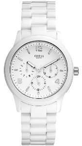 Best Price GUESS Feminine Contemporary Watch in White
