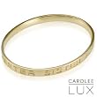 Sister Bangle Bracelet, Gold Plated Sterling Silver