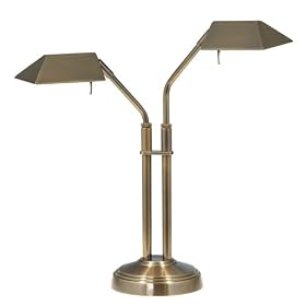 Bakarat™ Pharmacy Style Antique Brass Desk Lamp by Bakarat