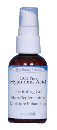 (2 oz. / 60 ml) Pure 100% Hyaluronic Acid Moisturizer Gel -(P) AntiAging, Firming Serum