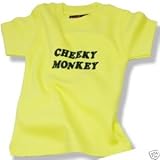 Yellow Cheeky monkey t shirt 0-6 months