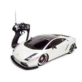 Remote Control Lamborghini Gallardo White RC Car 1/10 Ready To Run