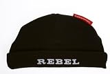 Babygags Rebel Beanie Cap in Black 0-6 Months