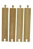 Bigjigs Toys 4 x Long Straights Track Accessory