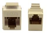 CAT6, RJ45 Inline Keystone Coupler, white Color