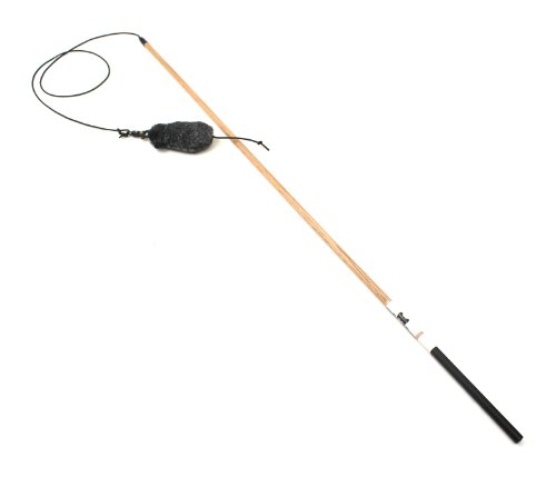 See The Mouser - Full Kit (Long Grey Fur, Catnip Mouse)