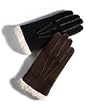 Isotoner Suede Glove with Whipstitching