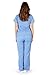 Ultrasoft Premium Mock Wrap Medical Nursing Scrubs Set for Women - Junior FIT
