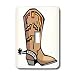 Florene Childrens Art II - Big Cowboy Boot - Light Switch Covers - single toggle switch