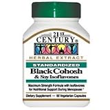 Black Cohosh & Soy Isoflavones - 60 caps., (21st Century)