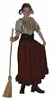 One Costume, Many Looks! Works for Poor Cinderella, Renaissance Peasants, Witches, Village Girl, just to Name a Few! (Broom not included)