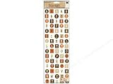 EK Success SPINSS007 Inspirables Simply Seasonal Harvest ABC Stickers