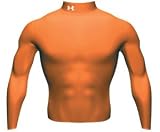 Under Armour 0512 Cold Gear Mock Turtleneck - Dark Orange