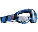 Spy Magneto Motorcycle Goggles Distortion Frame w/Clear AF Lens w/Post, Fixed Foam