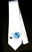 Party Decoration Necktie with headphones, notes, geography, Earth, world, spherical, ...