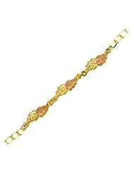Black Hills Gold Leaf Bracelet