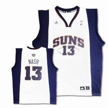 NBA Men's Phoenix Suns Steve Nash Revolution 30 Home Replica Jersey (White, Large)