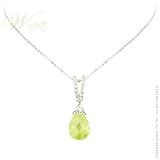 STUDIO 925: *KEY LIME DROP NECKLACE*