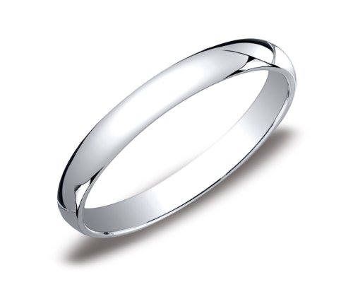 Womens Platinum 3mm Traditional Wedding Band Ring with Luxury High Polish, Size 5.5