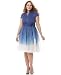 Calvin Klein Plus Size Dress, Ombre Shirt