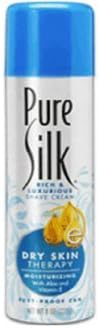 Pure Silk Dry Skin Therapy Moisturizing Shave Cream With Aloe and Vitamin E by Perio Products