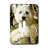 Dogs West Highland Terrier - Westie - Light Switch Covers - single toggle switch
