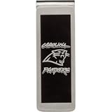 Stainless Steel Carolina Panthers Logo Money Clip