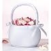White Round Flower Basket.