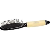 Conair Yellow Dog Pin Brush with Memory Gel Grip, Dog Home Grooming, Small, Yellow