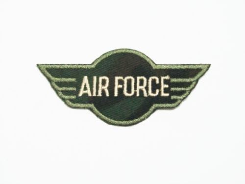 Air Force Military Iron on Patch - Air Force w/ Jet Applique Logo.... By Sonata