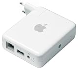 Apple AirPort Express Base Station with 802.11n and AirTunes - Drahtlose Basisstation extern, MB321Z/A