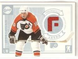 2002-03 Upper Deck Vintage Jerseys #SOJL John LeClair - Philadelphia Flyers (Piece of Authentic Jersey) (Hockey Cards)