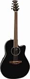 Ovation Celebrity CC24 Acoustic-Electric Guitar, Black
