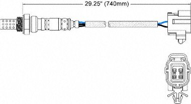 Walker 250-24123 Four Wire Oxygen Sensor