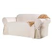Sure Fit Cotton Duck Loveseat Slipcover - Natural