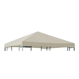 Ersatzdach für Pavillon 3x3 Meter ecru / beige, wasserdicht