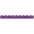 Terrific Trimmers sparkle bulletin board border, 2 1/4 x 32 1/2, purple
