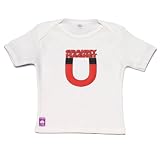 DribbleFactory Granny Magnet White T-Shirt (12 Months)