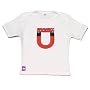 DribbleFactory Granny Magnet White T-Shirt (24 Months)
