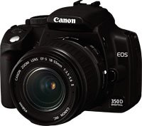 Canon EOS 350D Digital SLR Camera (18-55mm Lens Kit)