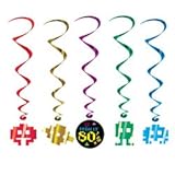 80's Whirls Party Accessory (1 count) (5/Pkg)