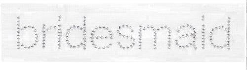 Bridesmaid Sparkle Iron On Decal