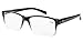 Eyekepper 5 Pack Reading Glasses for Men Spring Hinges Classic Readers Black-Clear Frame +4.00