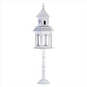 Victorian Birdhouse & Birdfeeder on Stand
