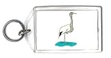 Keychain with crane, sea, ocean, bird, animal