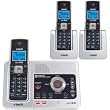 V-Tech LS6125-3 DECT 6.0 Digital Three Handset Answering System with Caller ID (Silver/Gray)